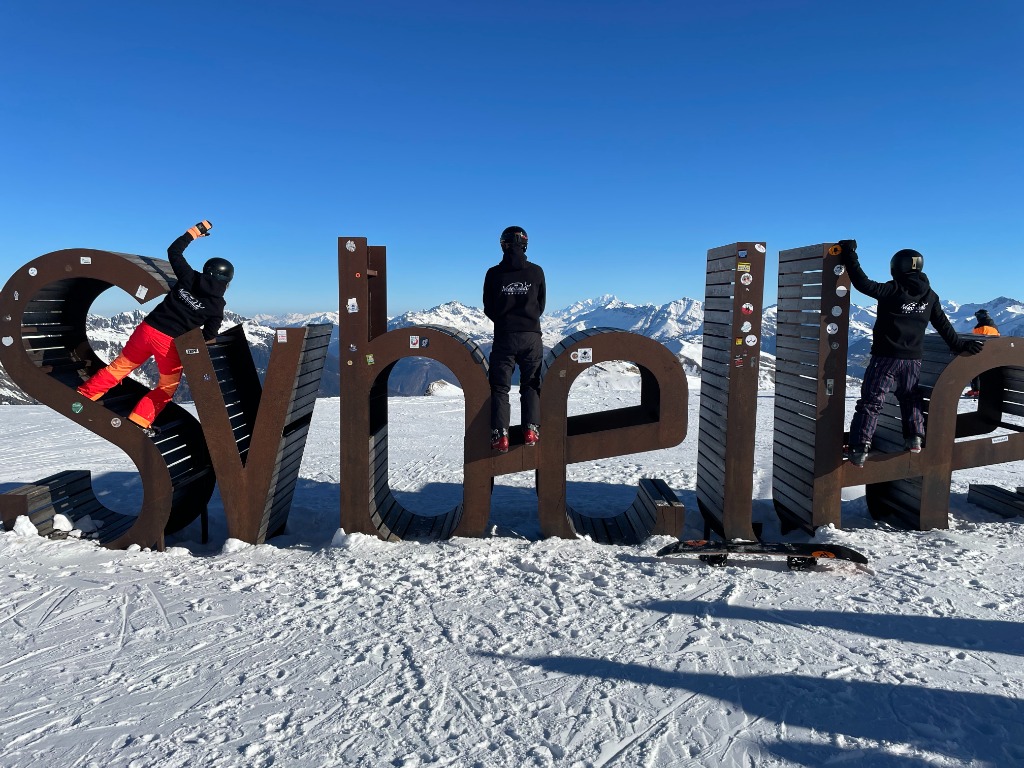 Foto Sybelles wintersport met team Nederzandt